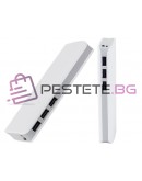 Външна батерия 10000mah 3x USB и LED фенерче